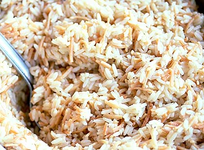 Ρύζι πιλάφι με φιδέ